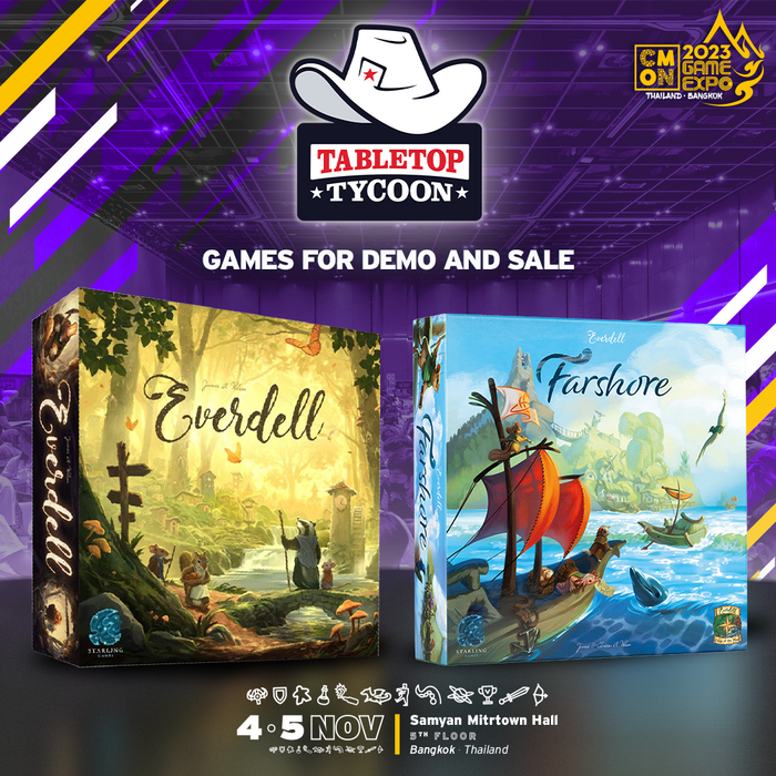 Tabletop Tycoon Showcase at CMON Expo Bangkok